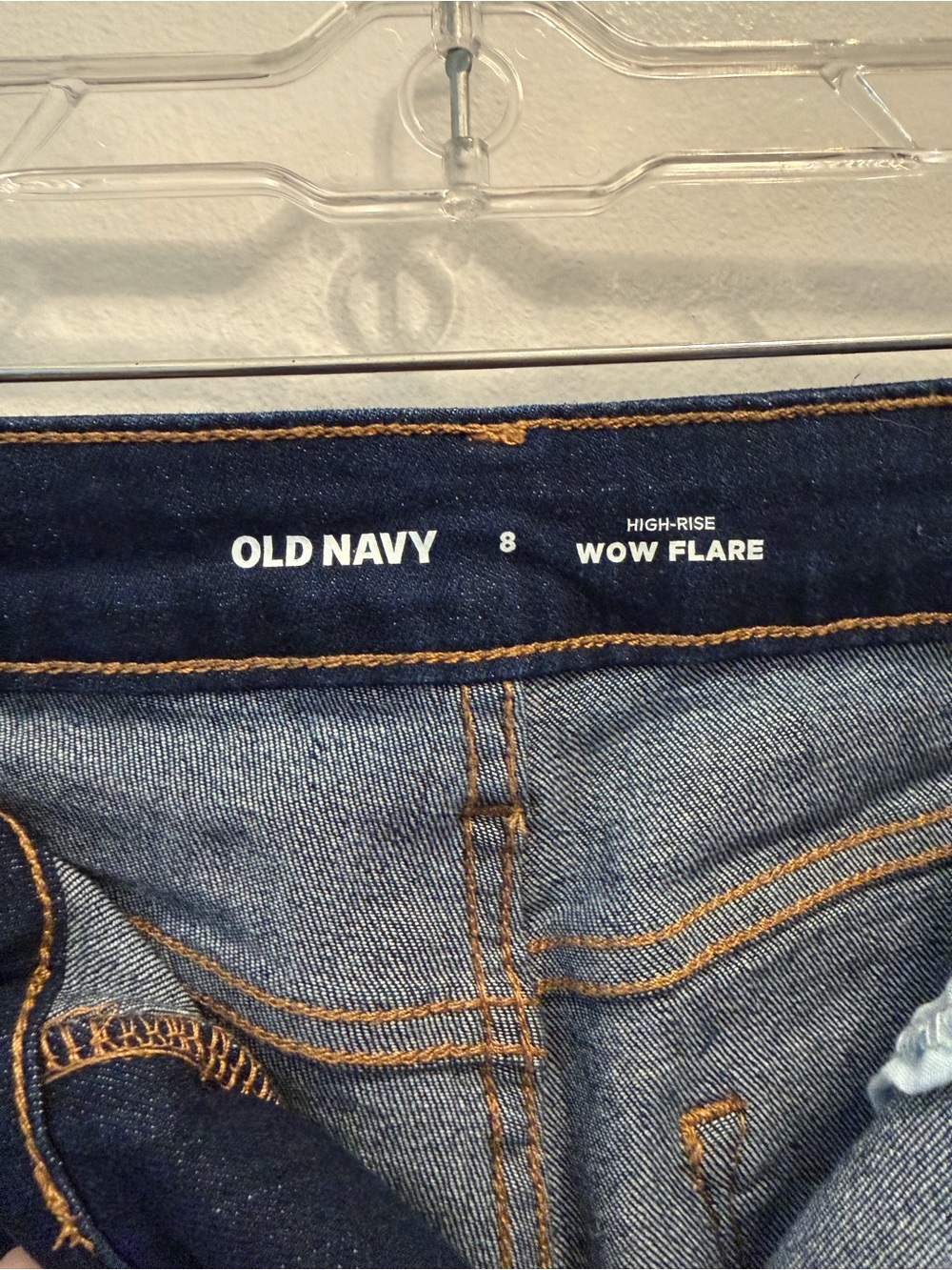 Old Navy Women’s High Waisted Wow Flare Jeans - Picture 3 of 3